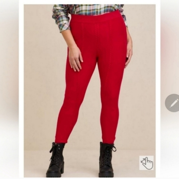 Torrid cable knit leggings size 2 - Picture 1 of 7